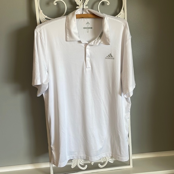 adidas Shirts Mens White Adidas Golf Polo Poshmark